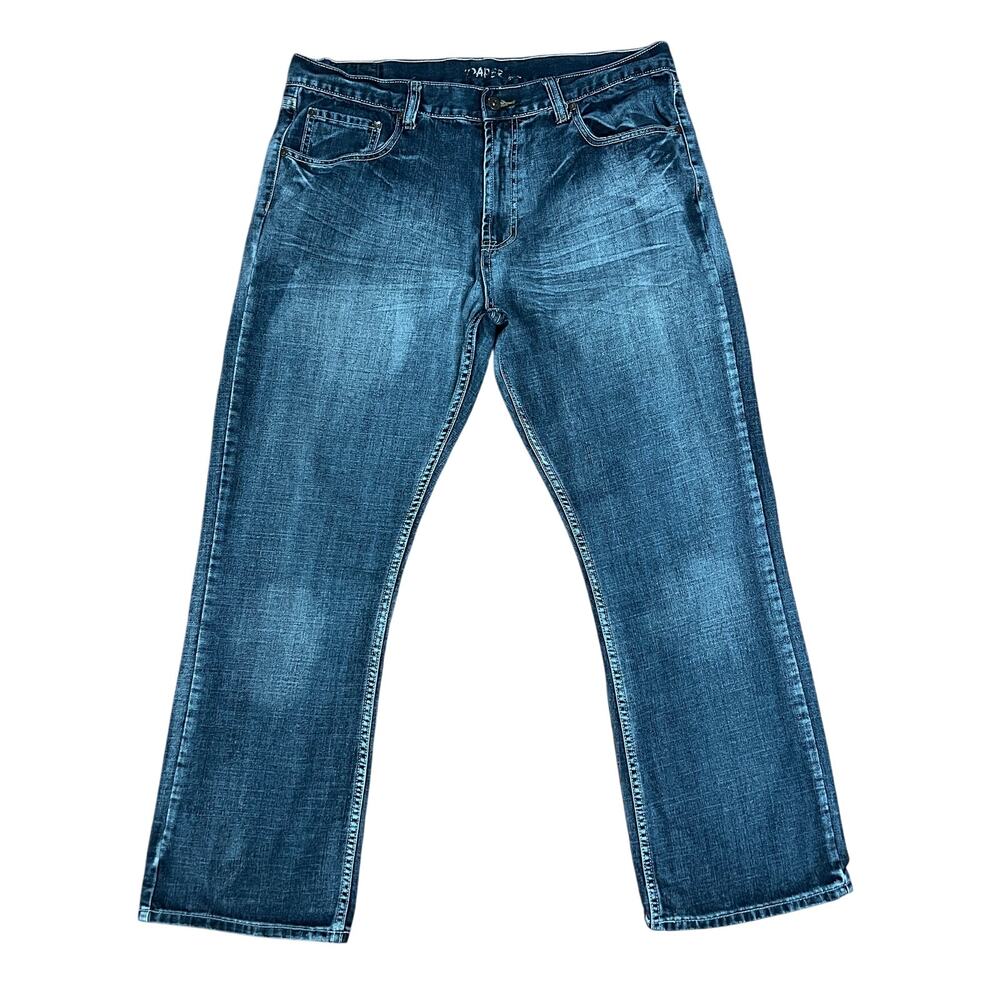 Flypaper‎ Jeans 38/32 Embroidered Dark Wash Men's